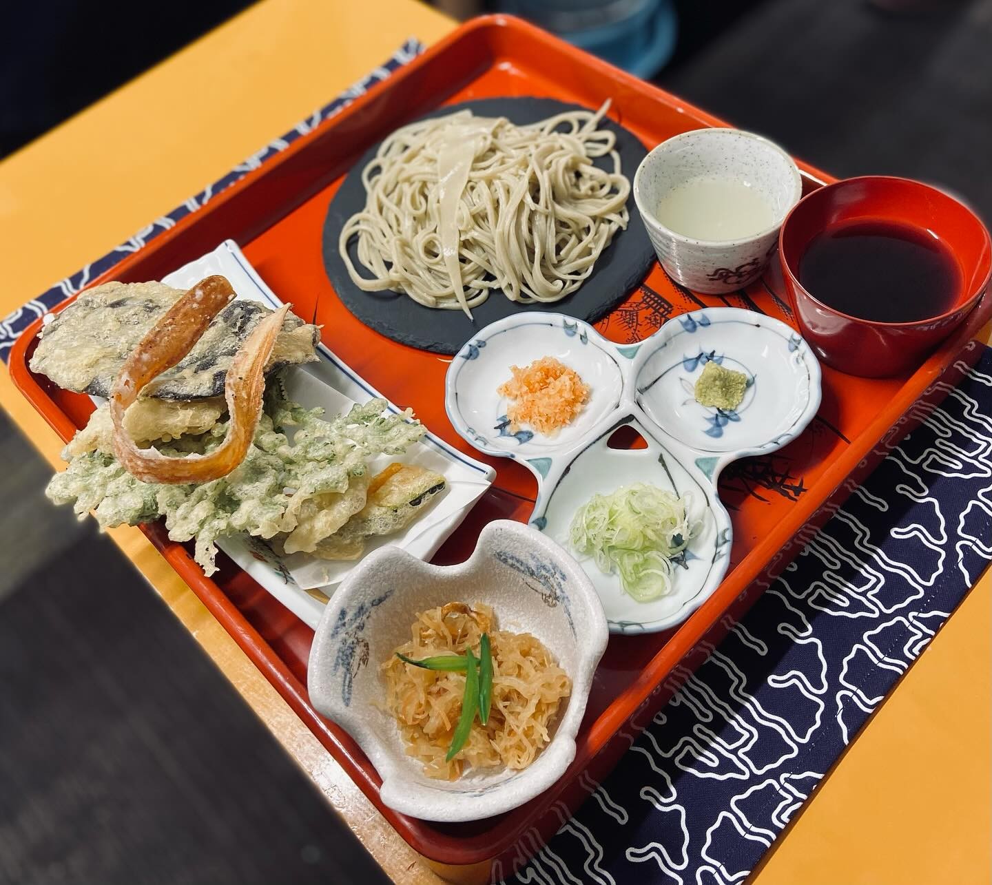 田舎十割ミニ天付き蕎麦・永左エ門正餐（せいさん）膳コースの画像