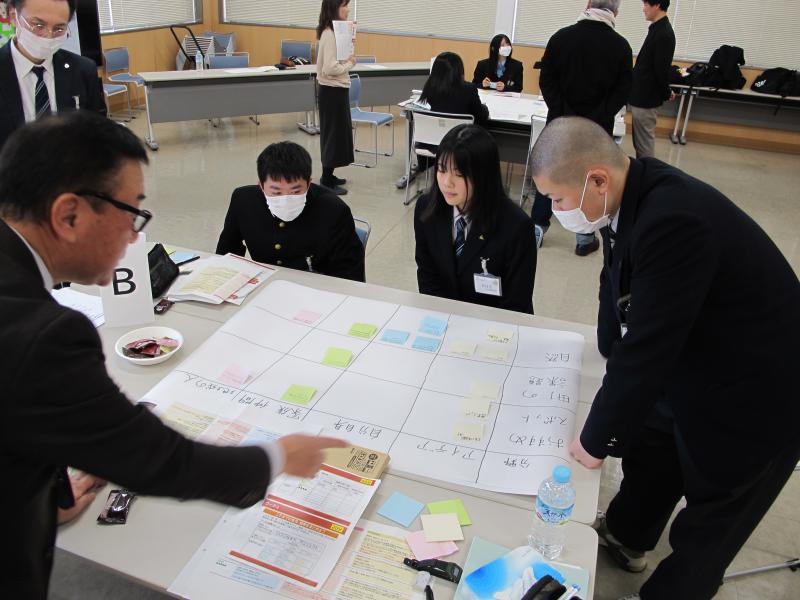 Bグループがワーク1に取組んでいる様子