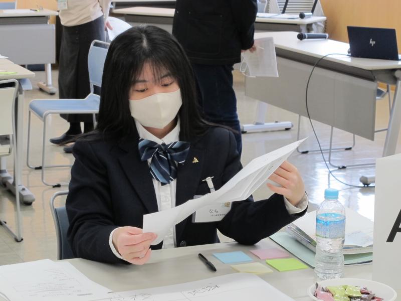 ワーク2に取組んでいる生徒の様子