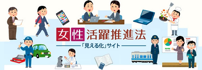 女性活躍推進法 「見える化」サイト