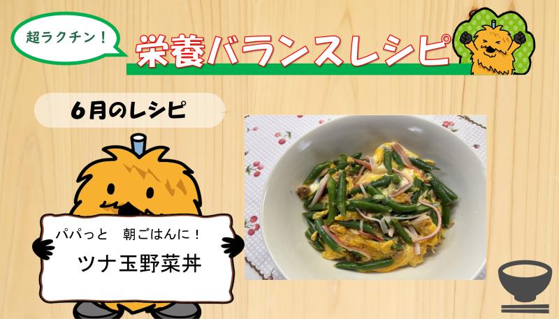 ツナ玉野菜丼