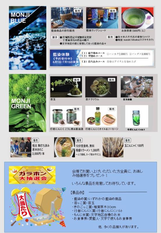 藍フェアチラシ裏