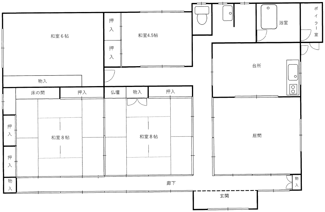 物件0233間取の画像